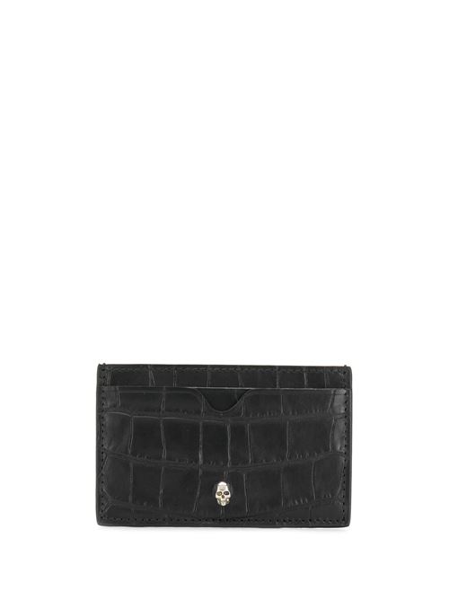 Card holder with logo ALEXANDER MCQUEEN | 649212DZTIY1000